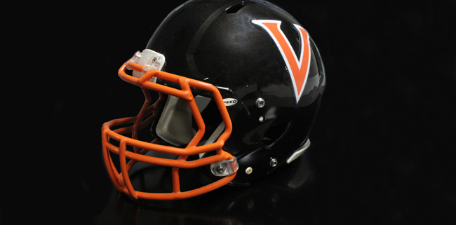 Over sized helmet decal applied to black helmet